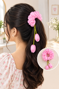 Women & Girls Pink Scrunchies | Hair Rubber